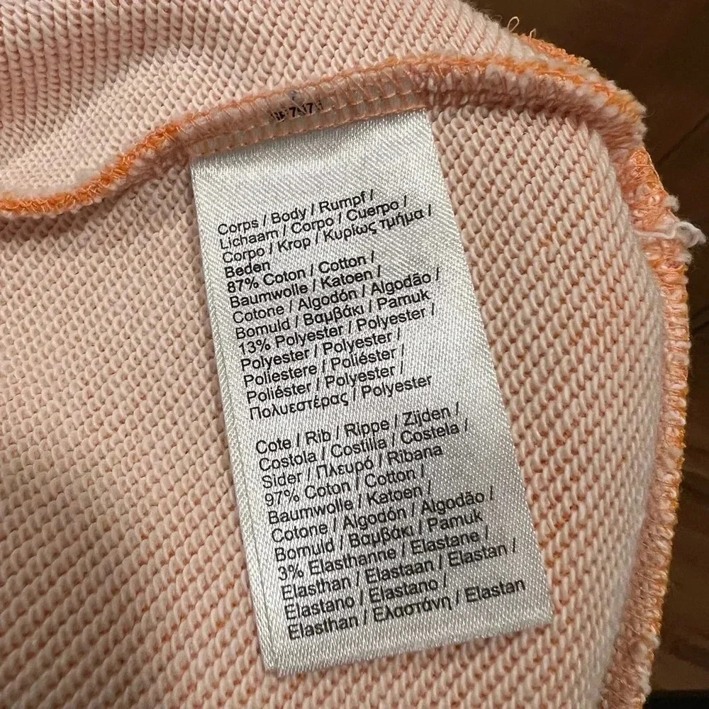 Lacoste Sport - Crewneck Sweatshirt Orange Size Italian 38/US 4 XS/Small Women’s - Picture 7 of 7